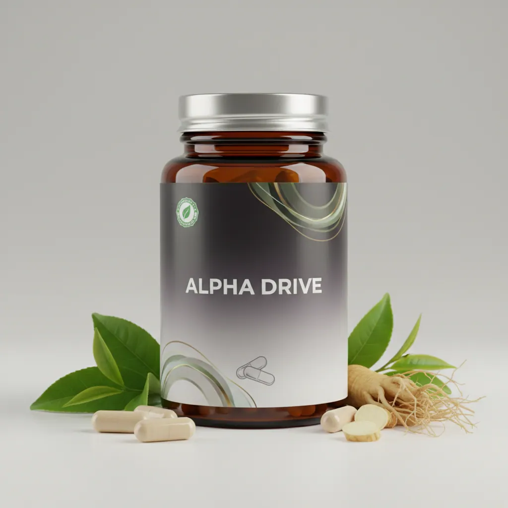 Alpha Drive -purkki, 60 kapselia - koostumussivu